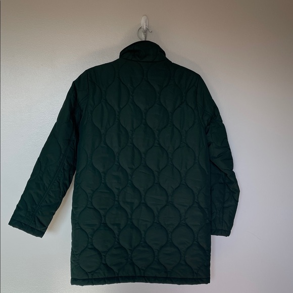 J.Crew Women's Green Quilted Jacket Size S - Picture 7 of 11